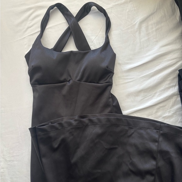 Windsor Dresses & Skirts - Windsor long Sleek Black Cross-Back Dress